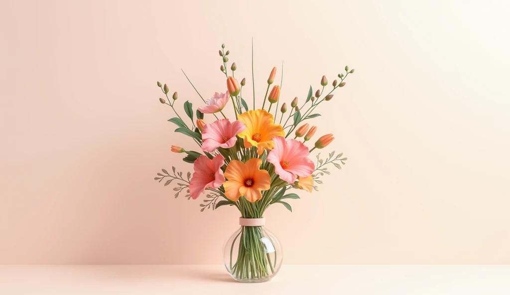 Modern minimalist floral arrangement by Craxylonhroz